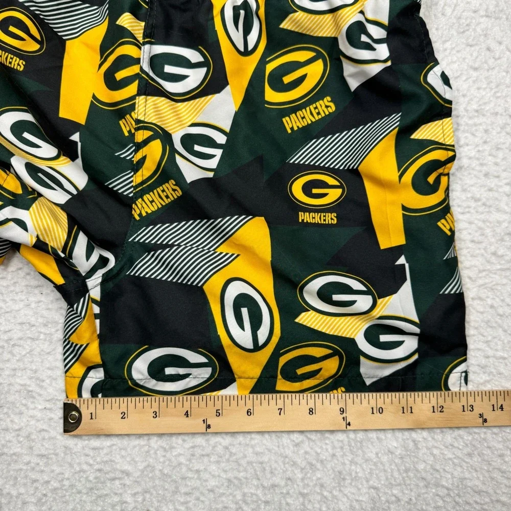 Green Bay Packers NFL‎ Team Apparel Lined Swim Trunks Suit Men's Size XL